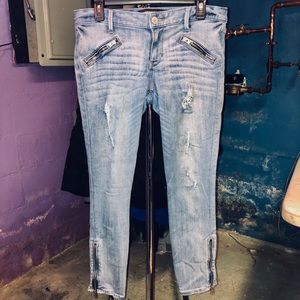 EXPRESS STELLA LOW RISE ANKLE LEGGINGS jeans  10